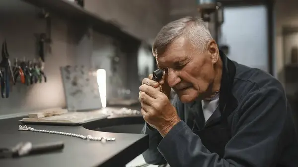 Виктор Петрович за работой